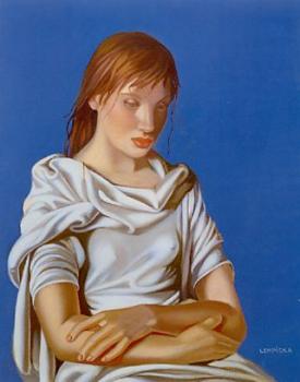 Tamara De Lempicka : Lady in Blue